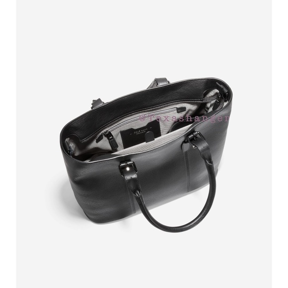 NWT Cole Haan Triboro Tote Bag Grand Series Black - Picture 4 of 16